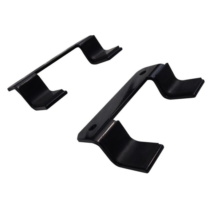 Sistem (set 2 buc.) de prindere pentru rampe luminoase si alte accesorii pe bare longitudinale portbajaj autoturisme Sistem (set 2 buc.) de prindere pentru rampe luminoase si alte accesorii pe bare longitudinale portbajaj autoturisme